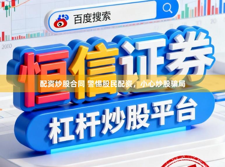 配资炒股合同 警惕股民配资，小心炒股骗局
