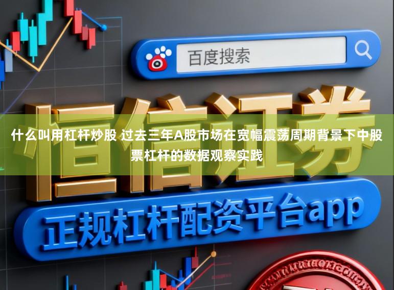 什么叫用杠杆炒股 过去三年A股市场在宽幅震荡周期背景下中股票杠杆的数据观察实践